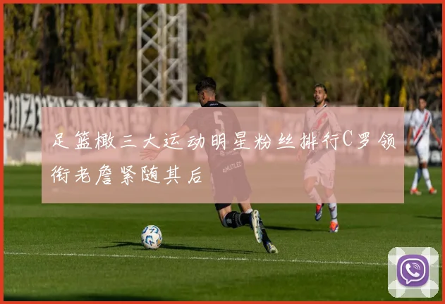 足篮橄三大运动明星粉丝排行C罗领衔老詹紧随其后