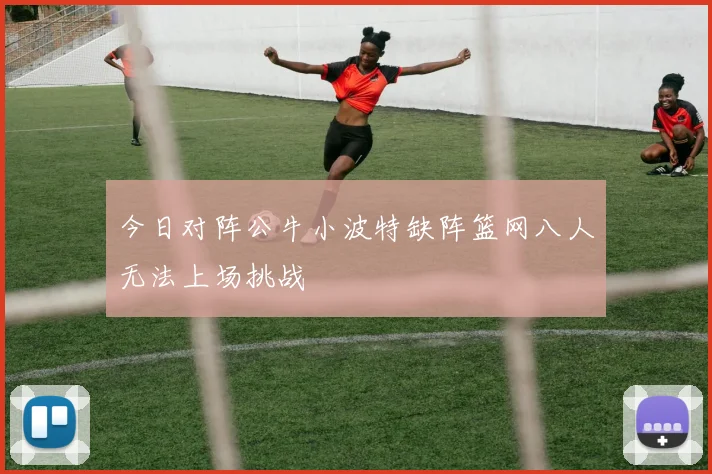 今日对阵公牛小波特缺阵篮网八人无法上场挑战
